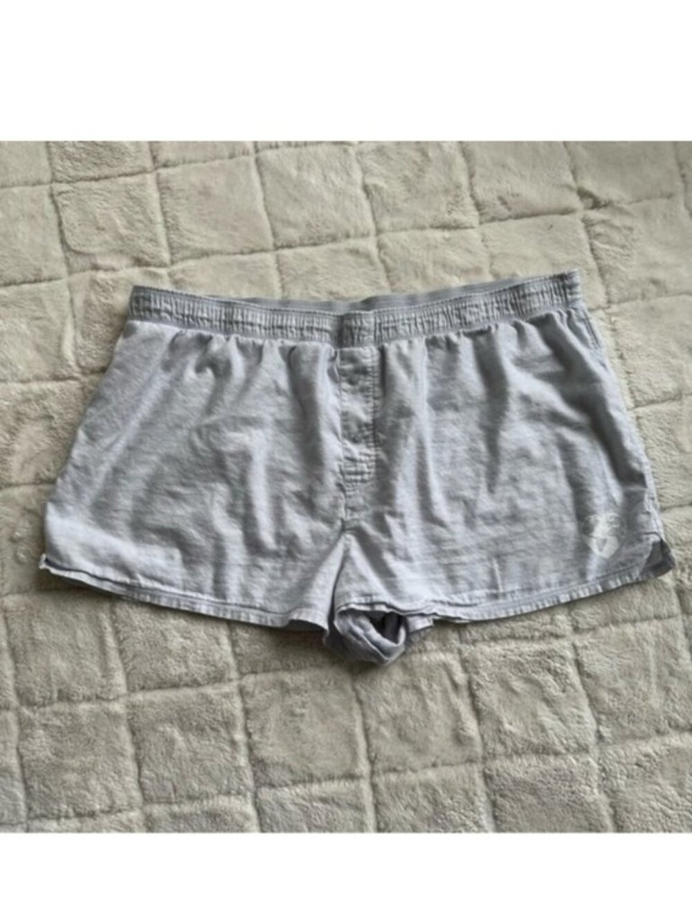 Victoria's Secret PINK | Lavender Gray Cozy Sleep Boxy Shorts | Size Extra Large